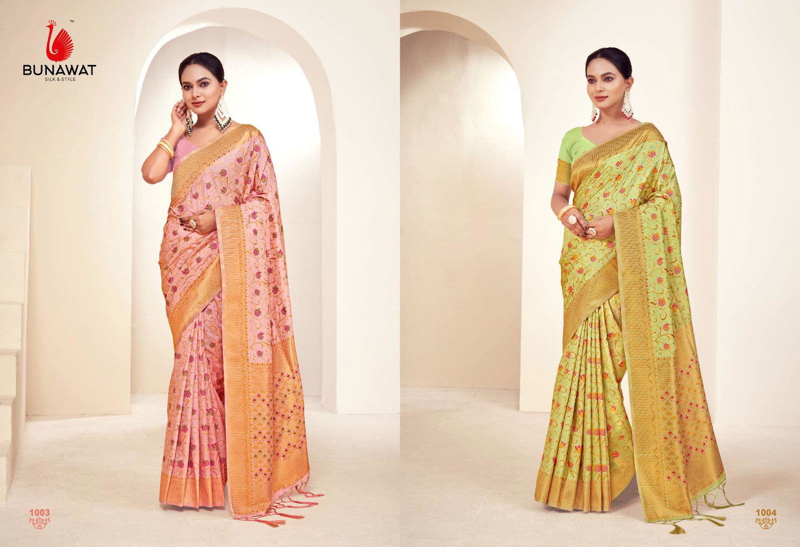 Kalakriti By Bunawat Heavy Banarasi Silk Sarees Wholesale Market In Surat